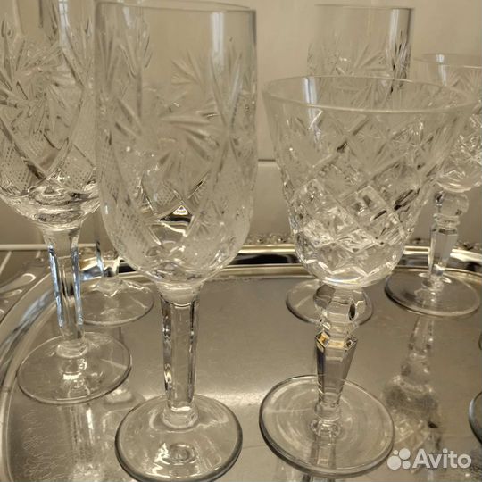Фужеры хрустальные СССР