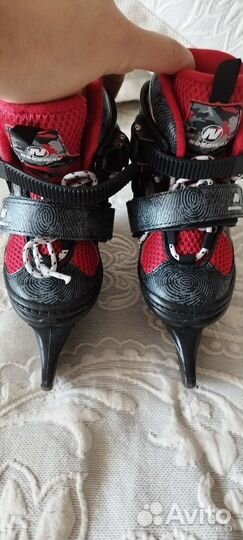 Коньки раздвижные, размер 27