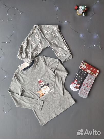 Пижама детская новогодняя Lupilu Германия