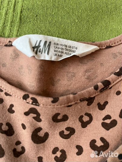 Комплект вещей на девочку 4-6 лет h&m