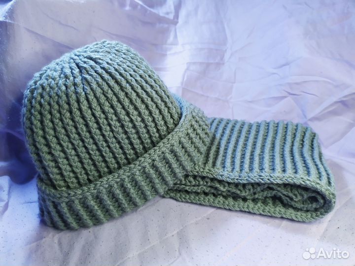 Вязанный комплект, либо снуд и шапка отдельно