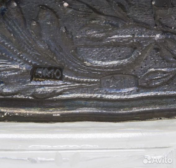 Статуэтка Мишка у корыта, резьба, капов корень, ра