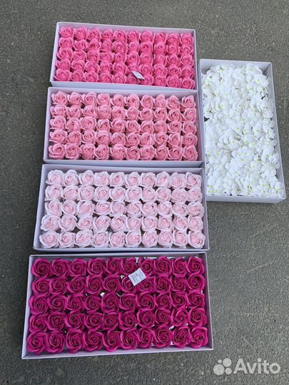 Мыльные цветы Цветы из мыла Розы мыльные