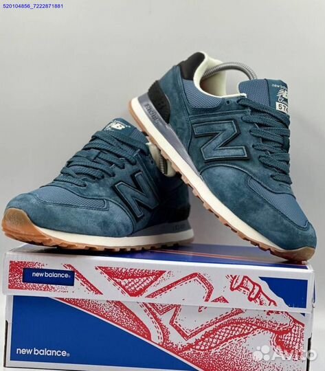 Кроссовки New Balance 574 Blue (Арт.50838)