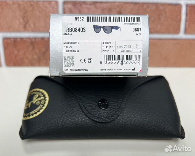 Очки Ray Ban Wayfarer RB 0840S 901/58 - Оригинал