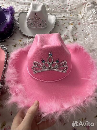 Шляпа карнавальная ковбой Барби