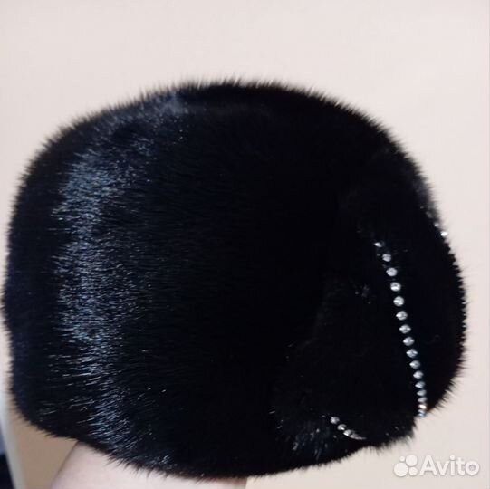 Шапка зимняя норковая женская