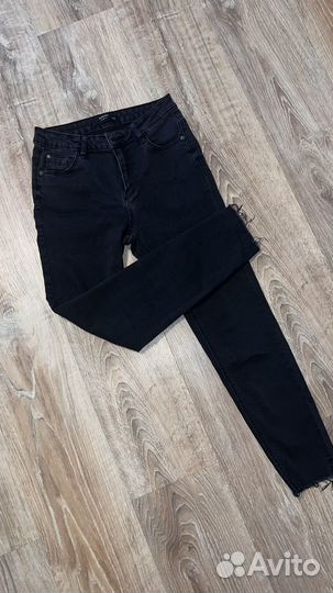 Джинсы скини черные