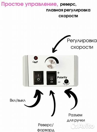 Аппарат для маникюра и педикюра