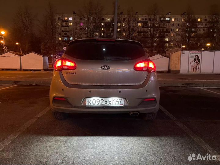 Подсветка номера Kia Ceed Rio Hyundai Solaris i30