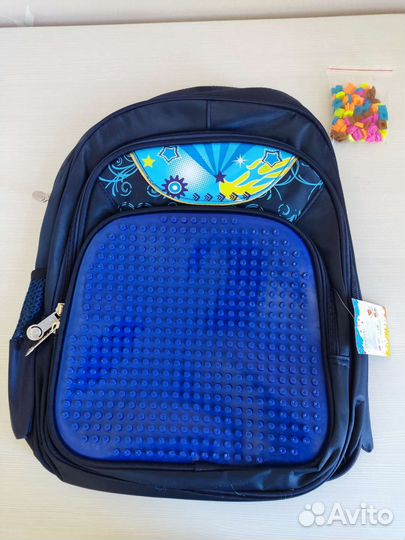 Лего рюкзак с пикселями