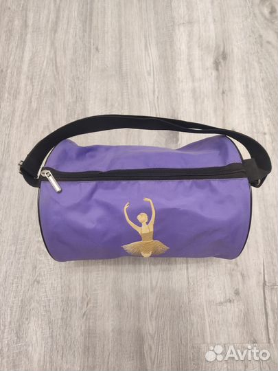 Сумка для танцев и гимнастики фиолетовая