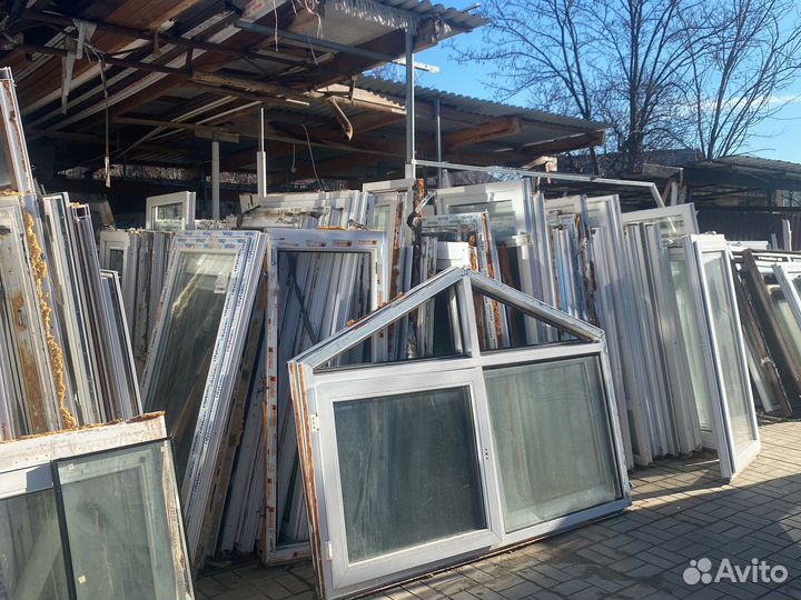 Окна пластиковые бу