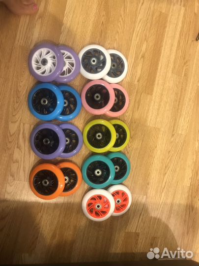 Колеса для самокатов 100 мм, 120 мм, 145 мм
