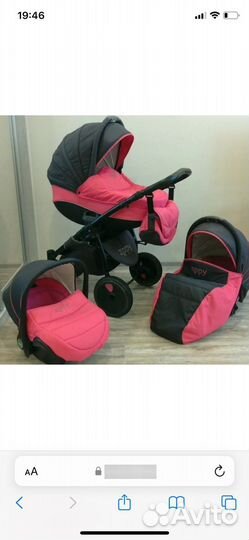 Коляска 3 в 1 с автолюлькой