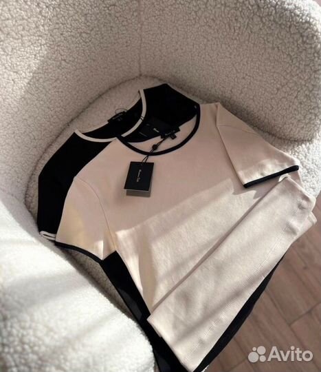 Massimo dutti футболка женская трикотажная