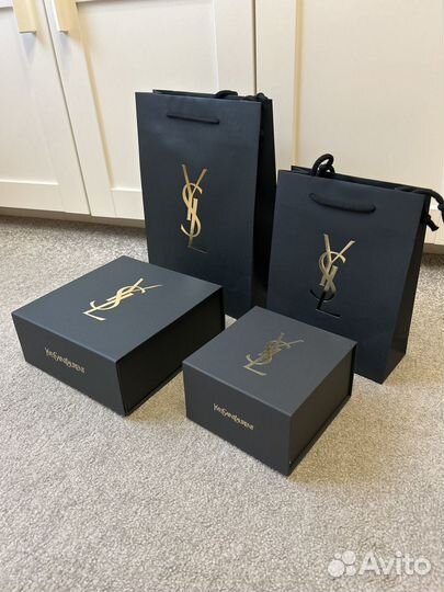 Yves saint laurent коробки пакеты