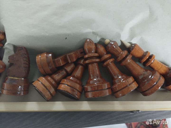 Шахматы деревянные