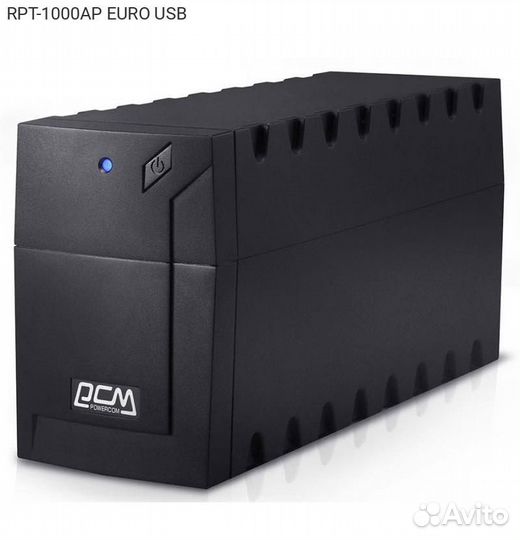 Ибп Powercom raptor 1000VA, Tower, euro, RPT-1000A