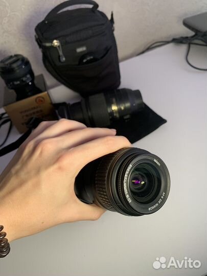 Фотоаппарат nikon d3100 + 3 объектива