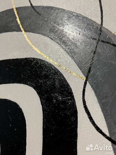 Картина абстракция акрил