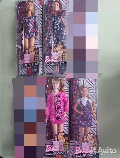 Куклa Barbie Fashionistas 8 видов (цена от)