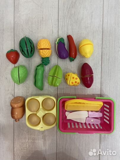 Овощи и фрукты на липучках