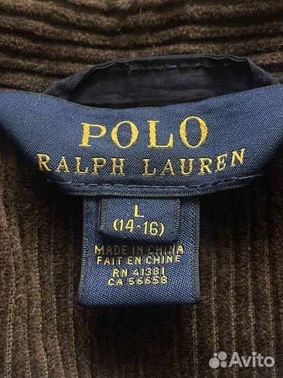 Polo ralph lauren стеганая куртка теплая