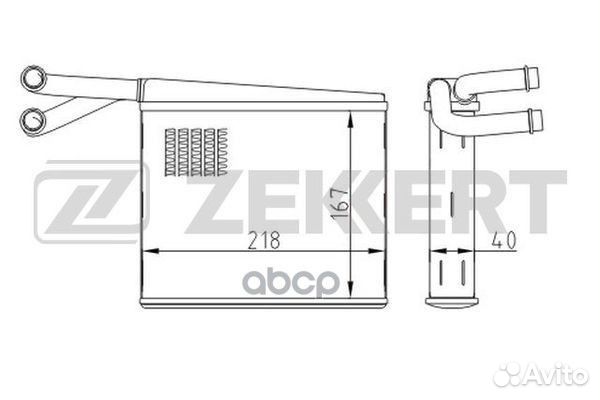 Радиатор отопителя MB Sprinter (901-904 909) 9