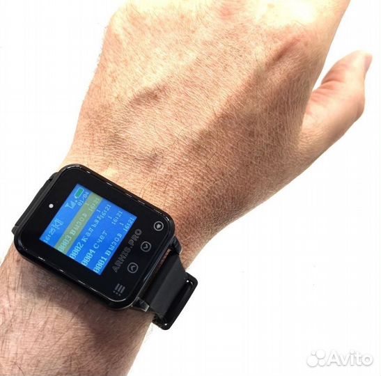 Влагозащищенный пейджер часы для официанта Элит