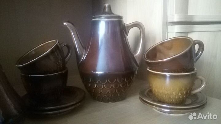 Керамический сервиз 70-80-е годы прошлого века