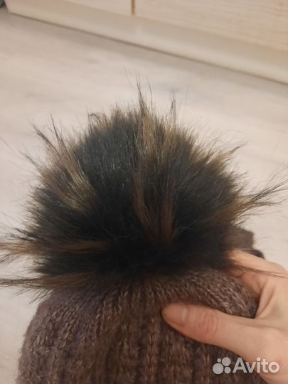 Комплект зимний шапка и снуд