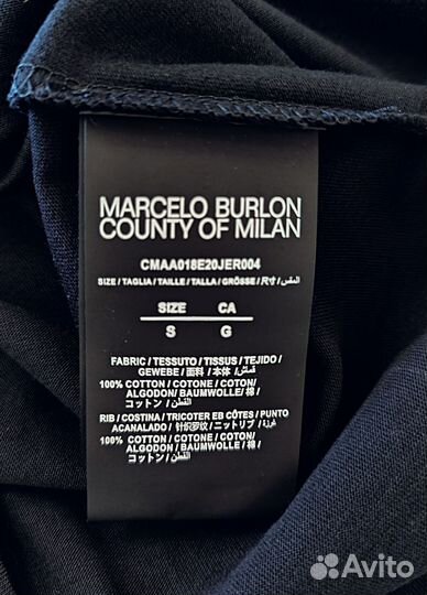 Мужская футболка Marcelo Burlon (Марсело Бурлон)