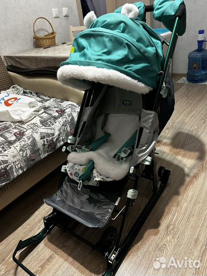 Санки коляска ника 7 8