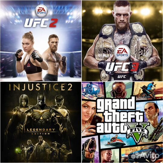 Аренда PS4 Прокат 20 Игр 2 джойстика