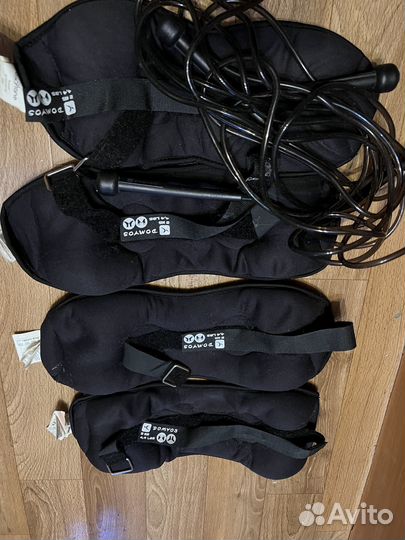 Утяжелители для ног 2 кг (Domyos),прыгалки,митенки