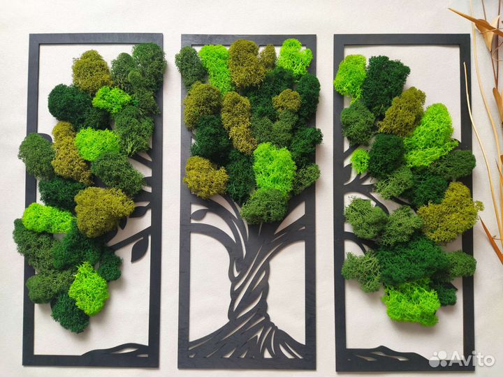 Картина/панно из живого мха