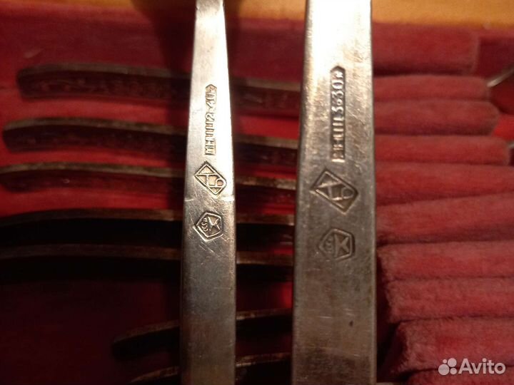 Вилки мельхиоровые СССР и ложки чайные