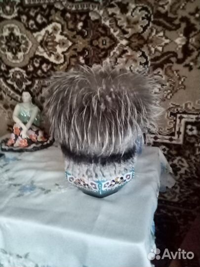 Шапка зимняя меховая женская