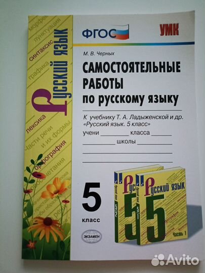 Самостоятельные работы по русскому языку 5 класс