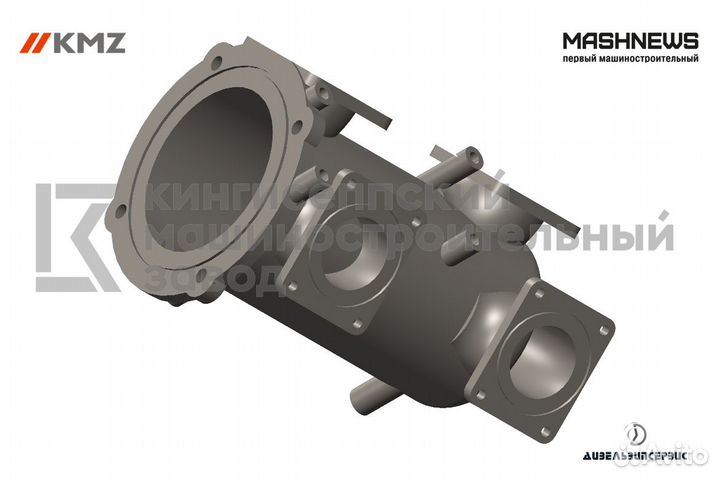 4012893 коллектор на двигатель Cummins