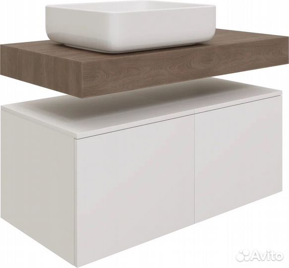 Столешница+тумба+раковина stworki Ольборг 100 (32