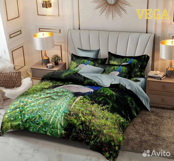 Белье постельное 2 сп, Евро