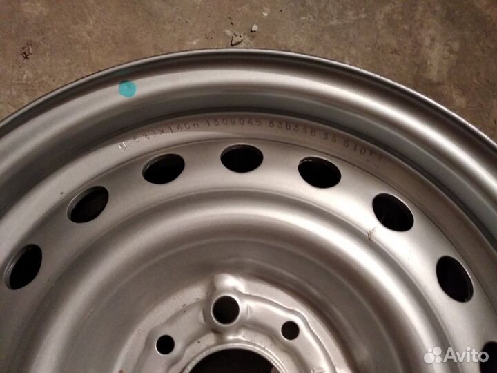 Штампованные диски 14