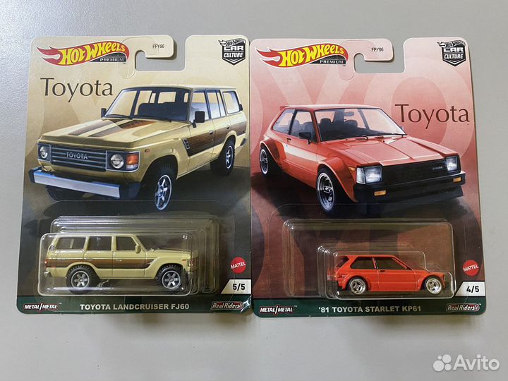 Hot Wheels Premium Toyota набор моделей