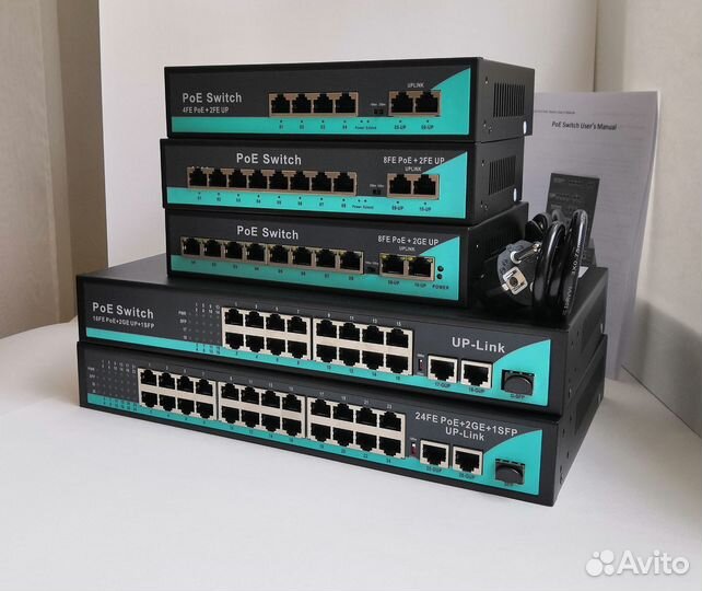 Poe коммутатор 4-24 порт,switch,WatchDog,свитч,пое