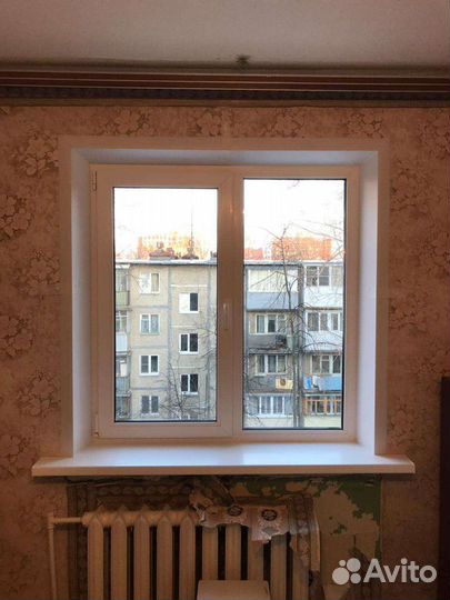 Пластиковое окно rehau 1300*1400 под ключ