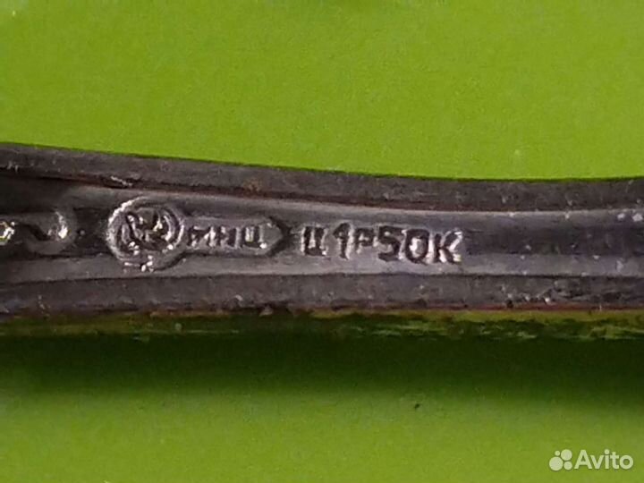 Кофейные ложки мельхиор,посеребренные