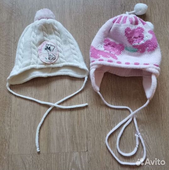 Шапка для девочки до года