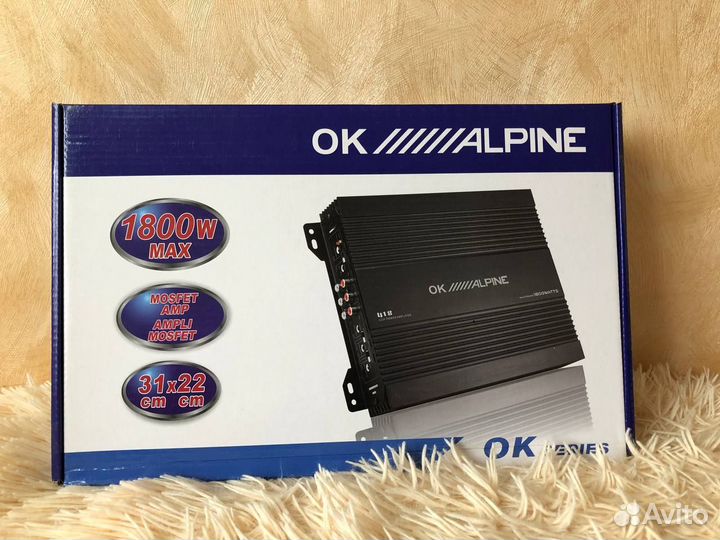 Усилитель 4 канальный Alpine